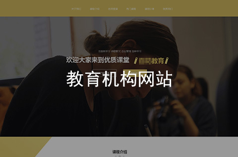 教育培訓機構(gòu)網(wǎng)站建設案例